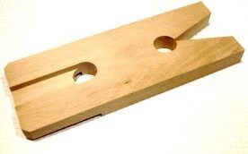 figuurzaagplank met aanslag beuken