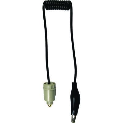 7050-W85-5DC Stroomkabel zwart met plug en klem