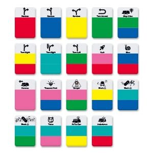 Robobloq stickers coding expres trein